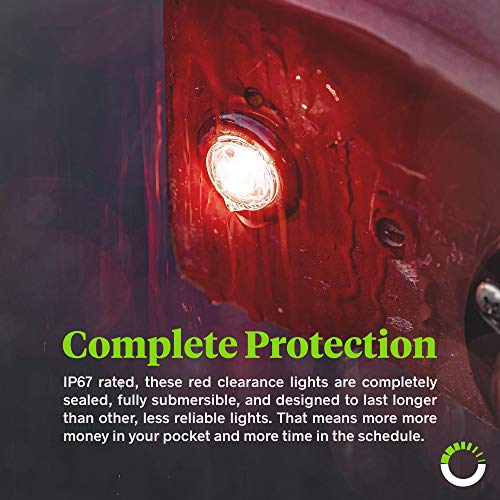 4 Trailer+LED+Semi+Spherical+Waterproof+Clearance