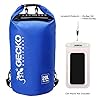 Gecko-Equipment-Waterproof-Dry-Bag-Roll-Top-Dry-Compression-Sack-Designed-to-Keep-Your-Gear-Dry-Include-Phone-Dry-Bag-Perfect-for-Kayaking-Boating-Canoeing-Fishing-Rafting-Beach-and-Camping