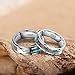 6mm 8mm Abalone Shell Inlay Tungsten Rings Men Women Wedding Band Size 4-15