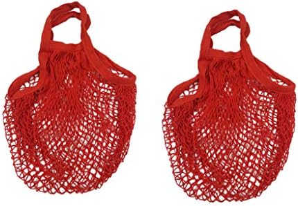 WORMENG Kitchen Mesh Net Turtle Bag String Shopping Bag Reusable Fruit Storage Handbag Totes New Orange