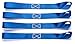 Vault Soft Loop Tie Down Straps 1200 Lbs Capacity. 4 Pack. Strap Down an ATV, UTV, Motorcycle, Dirt Bike & More. Prevent Damage and Scratches. Works Great with Ratchet and Cambuckle Strap