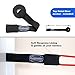 bodylastics Premium Heavy Duty Orange Handle Resistance Band with Patented Anti-Snap Technology, TPR Sweat Resistant Waffle Grip, Door Anchor & Exercise Booklet (Orange - 30 lbs.).