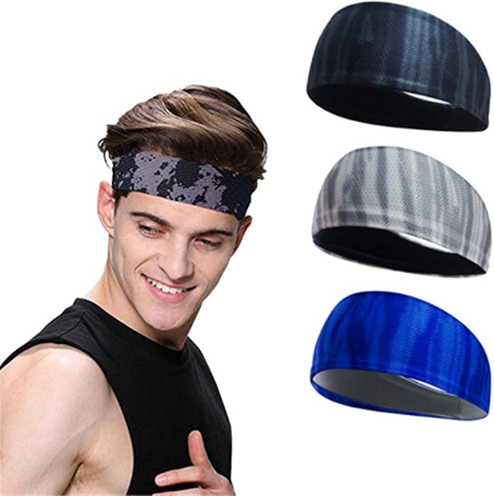 Sweat Band Headbands Headband Unisex Men and Women Hair Wrap Hairband