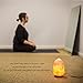 Unilamp Himalayan Salt Lamp, Natural Himalayan Crystal Salt Light with 3 Bulbs, Salt Rock Lamp Hand Carved Salt Light with UL-Approved for Air Purifying, Lighting and Decoration(10 inch, 7-11 lb)