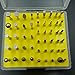 Aiskaer 50-Piece Diamond Burr Set for Jewelry,Glass,Stone,Ceramic,Gemstones Lapidary,1/8-Inch Shank