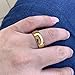 iTungsten 2mm 4mm 6mm 8mm 18K Gold/Rose Gold Tungsten Rings for Men Women Wedding Bands Domed Polished Shiny Comfort Fit