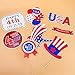 TINKSKY 4th/ Fourth of July Patriotic Decoration Photo Booth Props Labor Day Independence Day Party Photo Props Patriotic Party Favors