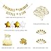 Twinkle Star Theme Party Decorations Kit-Glitter Letter Banner Dessert Table Confettie Cake Toppers Star Balloons for Kids Birthday New Year and Christmas Festa Party