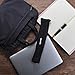 Laptop Stand, Kavalan Portable Desktop Light Weight Notebook Holder, Adjustable Eye-Level Ergonomic Height Design for MacBook Pro Air, Chromebook and More - Storage Bag Included (Black)
