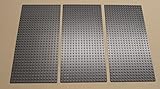 Lego Gray Baseplates Brick Building 16x32 Dots, Set