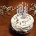Genuine Fred Cake Candelabra Cake Topper with Candles