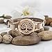 Essential Oil Diffuser Bracelet for Women| Stainless Steel | Aromatherapy Bracelet Anxiety Bracelet | 7 Refill Pads| Pretty Tree of Life Essential Oil Bracelets Jewelery Relaxation Gifts for Women |