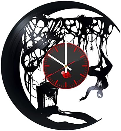 Spiderman Hero Vinyl Record Wall Clock - Get unique Kids room wall decor - Gift ideas for kids, children, friend, boys- Unique movie art design - Leave us a feedback and win your custom clock