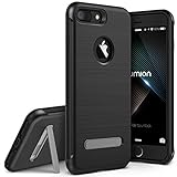 iPhone 7 Plus Case (Commander Series)(Black) - Tough Heavy Duty Protection and Shock Absorption for Apple iPhone 7 Plus 2016