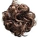 CAISHA Messy Scrunchie Bun Voluminous Wavy Hairpiece Heat-resistant Synthetic Fibres Brown Mix G26A L