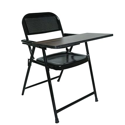 Cellbell Folding Study Chair With Writing Pad Black Amazon In