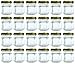 1.5 oz Hexagon Jars, 24 Piece Set Mini Glass Favor Jars for Spices, Honey, Jelly & More ~ Airtight, Screw On & Safety Button Lids ~ Perfect for Canning, Crafts, Weddings & Baby Showers