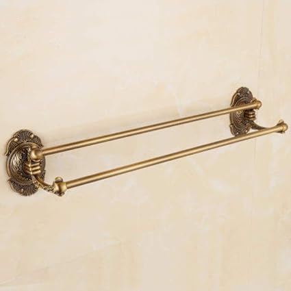 LLAAIT Conjunto de Accesorios de baño de latón Toallero de ...