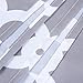MEKBOK Textured Fabric Shower Curtains 72
