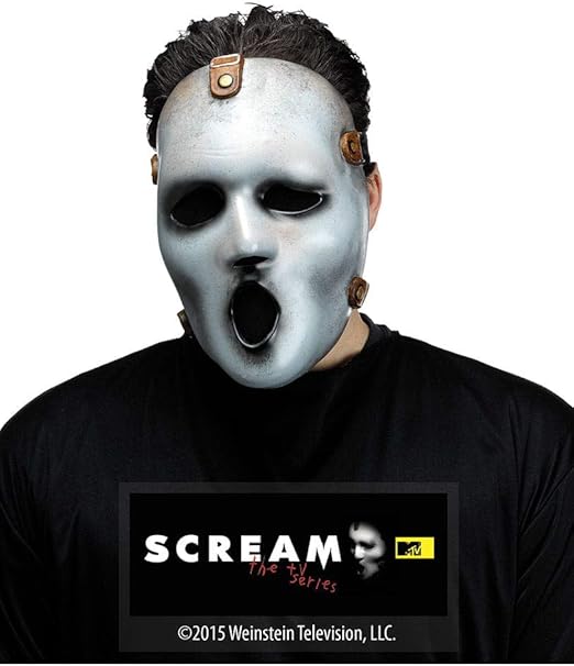 Horror Shop Scream Tv Series Half Mask For Halloween Amazon De Bekleidung