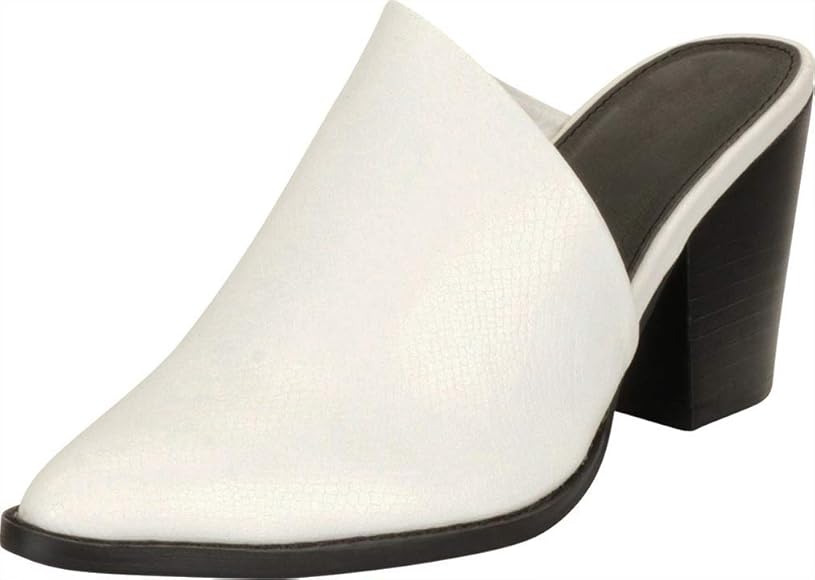slip on pointed mules