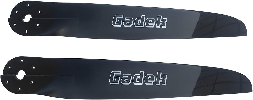 Gadek Carbon Fiber Paramotor Propeller Black Devil M25Y 122CM 1/2.6 M8 Pitch-Row 75MM