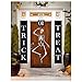 Trick Or Treat Banner – Reads Trick Or Treat On Front & Out of Candy On Back – Reversible Sign for Halloween Door Decorations