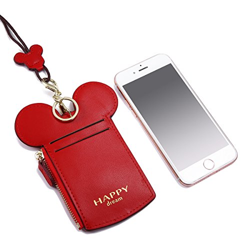 image for Neck Pouch, CHARMINER Card Holder Wallet, Neck Bag Travel Documents Pu