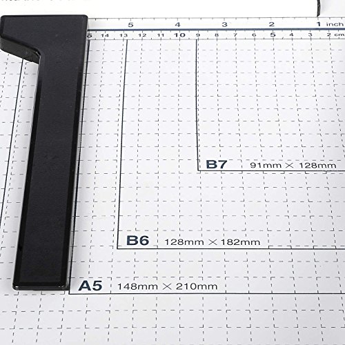 Elever Heavy Duty Professional Paper Cutter Guillotine Paper Trimmer Machine for A4 B5 A5 B6 B7 Home Office Use - Thumbnail 4