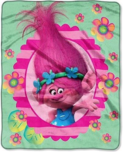 Dreamworks Trolls Poppy Silk Touch Throw Blanket