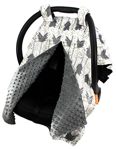 Dear Baby Gear Deluxe Car Seat Canopy, Custom Minky Print, Grey Arrows
on Confetti, Grey Minky Dot Dear Baby Gear Deluxe Car Seat Canopy, Custom Minky Print, Grey Arrows
on Confetti, Grey Minky Dot