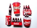 6 Pcs./set Coca Cola Coke Fridge Magnet, Collectables Dollhouse Miniature Mini Fridge Magnet