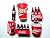 6 Pcs./set Coca Cola Coke Fridge Magnet, Collectables Dollhouse Miniature Mini Fridge Magnet
