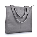 Tote Handbags,Women Work Handbag Fashion PU Leather Tote Bag by Sunny Snowy (8018-lightgray)