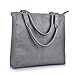 Tote Handbags,Tote Bag,Handbags for Women by Sunny Snowy Vintage Pure Luxury Totes (1.smoky-gray)