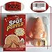 PMAG Perfect for Simulated Zits Acne Squeeze Nose Pimple Popping Stress Relief Toy for Adults Kids Teens Anxiety (Peach Nose)