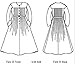 Sewing Pattern Laughing Moon 120 - LM 120 : 1840’s / 1860’s Pleated Wrapper, Morning Gown, Work or Maternity Dress