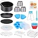 16 Pcs Air Fryer Accessories with Recipe Cookbook for Growise Phillips Cozyna Fits All 3.2QT - 5.8QT Air Fryer, 7in Deep Fryer Accessories