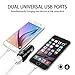 Car Charger, exmight Rapid Dual USB Car Charger+ 3ft MicroUSB Cable+ 8Pin Lighting Adapter for iPhone 8 7 / 6S / Plus 5S, iPad Pro / Air 2 / mini, Samsung Galaxy S7 S6 Edge / Note 5 4, LG, and More
