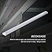 ICOCO Touch LED Light, Touch Control Dimmable USB Powered 21 LED Light Bar Ultra Slim for Wardrobe, Closet, Attics, Hallway, Washroom (2 PCS) --Cool White