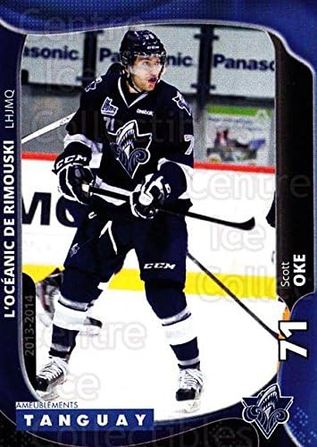 Amazon Com Ci Scott Oke Hockey Card 2013 14 Rimouski Oceanic 20 Scott Oke Collectibles Fine Art