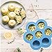 Bonbo Instant Pot Silicone Egg Bites Molds Fits 5,6,8 qt Pressure Cooker, Reusable Storage Container & Freezer Tray with Lid and 2 Baby Spoons