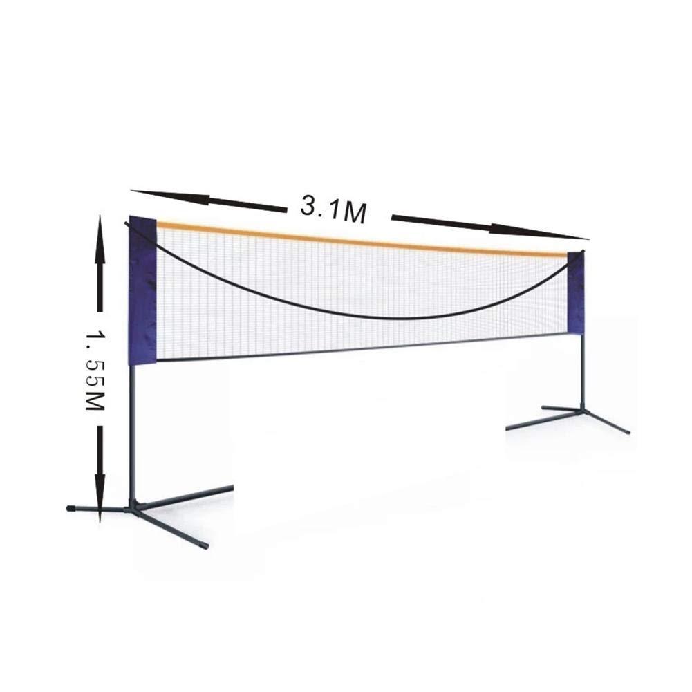 Simple Folding Badminton Net Rack Standard Sports Bracket Portable Indoor and Outdoor Amazon.co