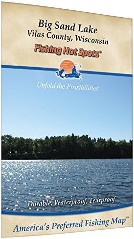 Big Sand Lake (Vilas Co) Fishing Map