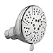 AquaBliss High Pressure 6 Function Shower Head - Perfect Wall Mount, Angle Adjustable Showerhead for Home Spa - w/ Free Plumber's Tape - Chrome