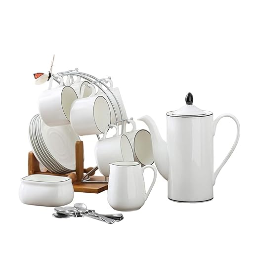 Whygry Juego de Taza de café de cerámica, Taza Resistente al Calor ...