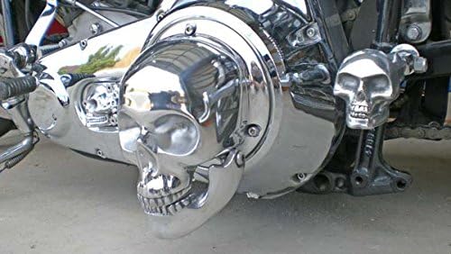 Giant Skull Derby Cover - Harley 5-Hole