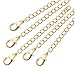 Beadaholique 5-Piece Gold Plated Chain Necklace Extender with Lobster Clasp, 2-Inch