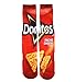 Mens Funny Crazy Color Doritos Athletic Basketball Sports Crew Tube Sock (Medium, Doritos-nacho cheese)