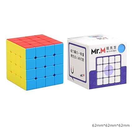 Alician Professional Smooth Magnetic Puzzle Cube Toy Kid Gifts 4*4